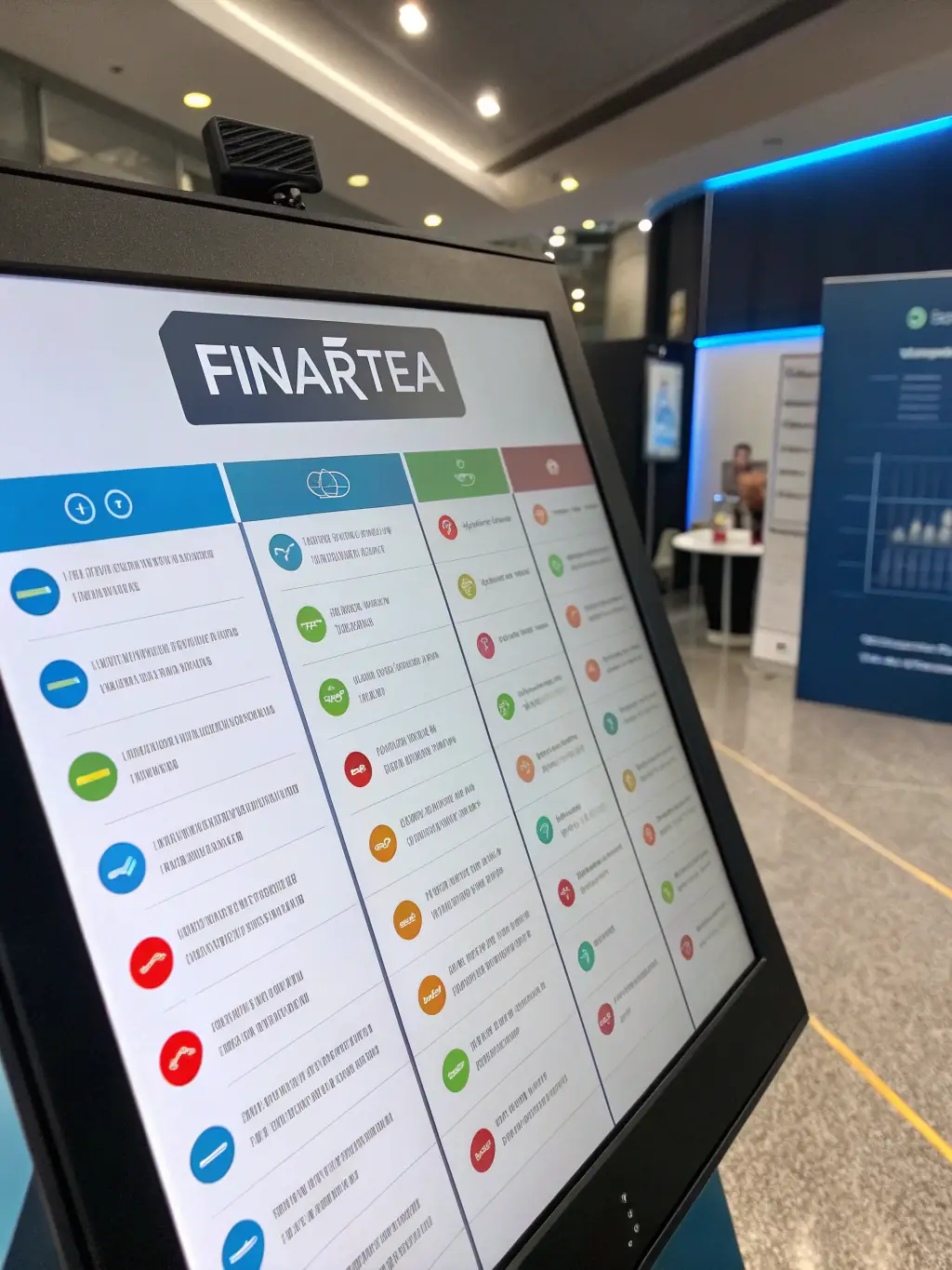 A side-by-side comparison chart of different financial platforms, highlighting key features and benefits for small businesses.