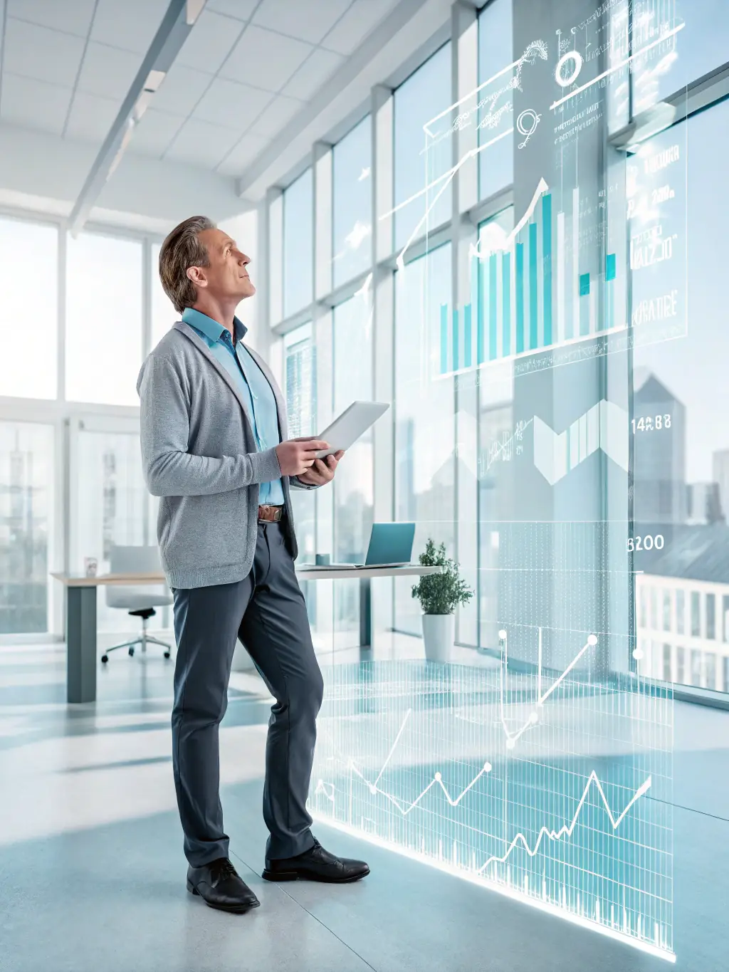 A visually appealing representation of Single Point's budget planning feature, demonstrating how it helps small businesses create and manage their budgets effectively.