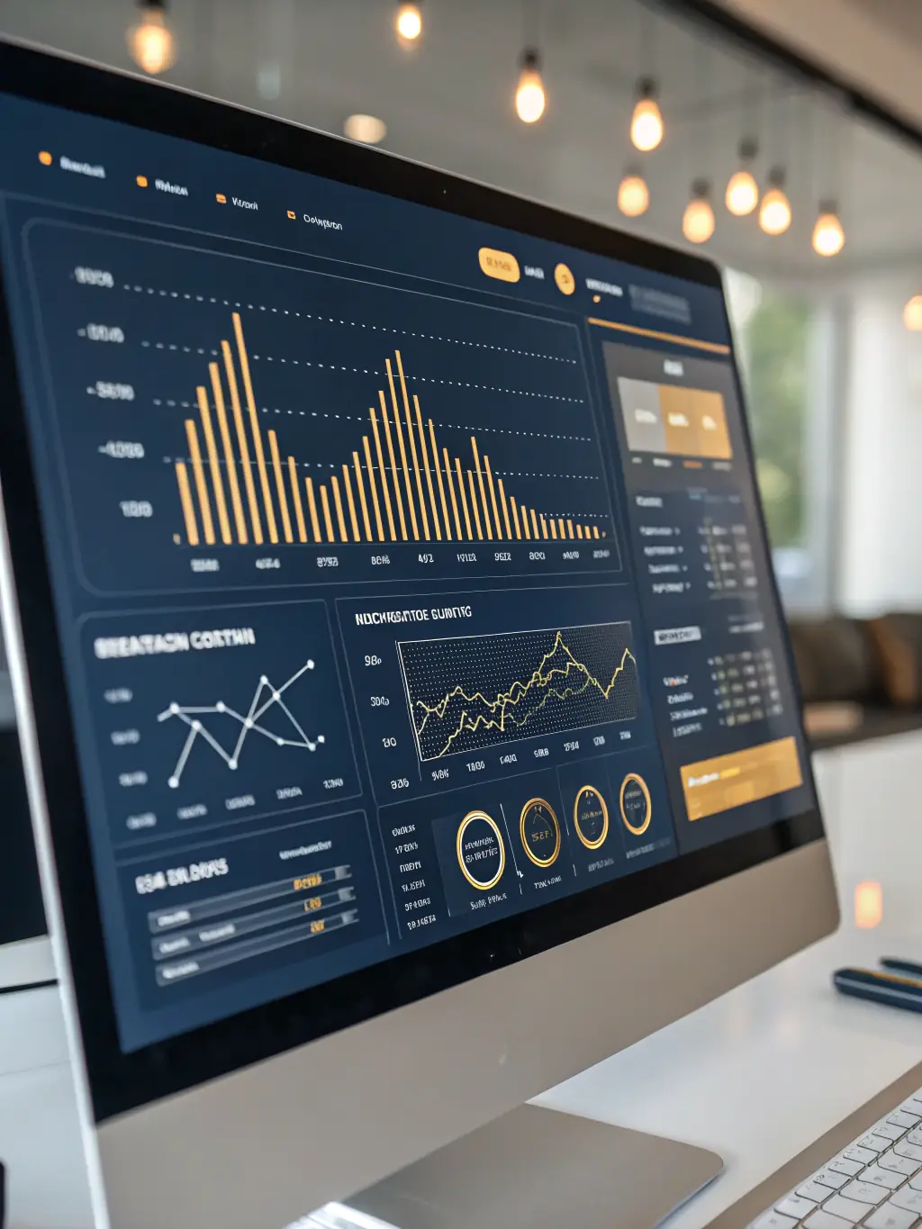 An illustration depicting various financial tools (charts, graphs, reports) seamlessly integrated within the Brex platform, emphasizing data-driven decision-making.