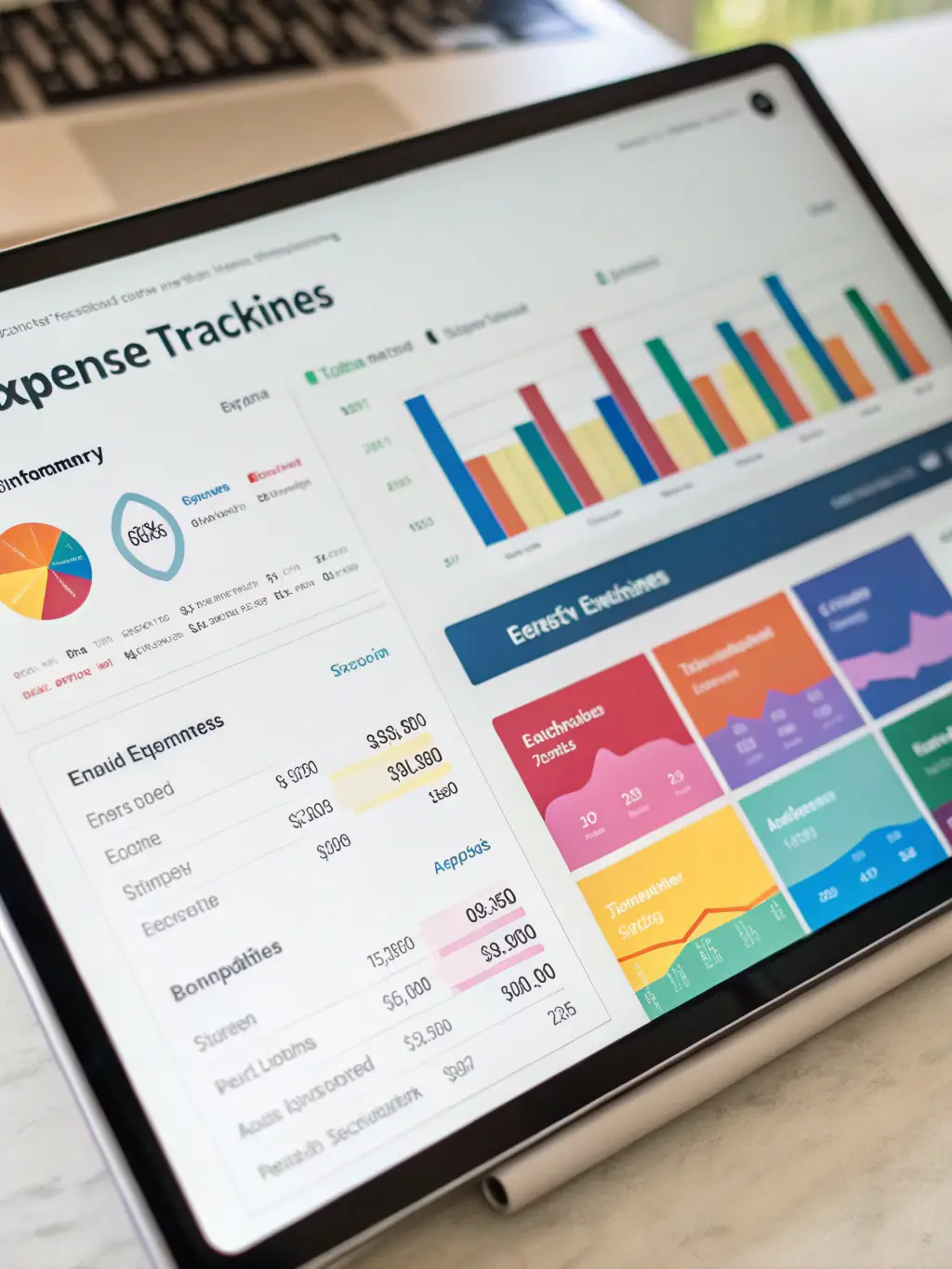A clear and concise graphic illustrating Single Point's accounting tools, highlighting features like invoicing, expense tracking, and financial reporting.